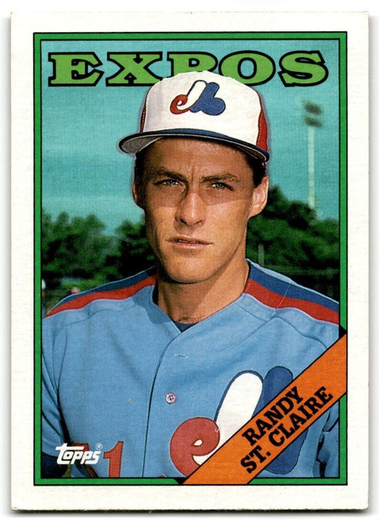 1988 Topps Randy St. Claire Montreal Expos #279