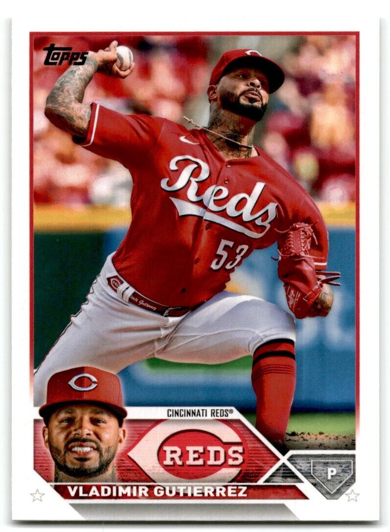 2023 Topps Vladimir Gutierrez Cincinnati Reds #198