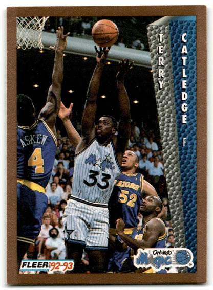 1992-93 Fleer Terry Catledge Orlando Magic #160