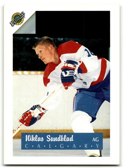 1991-92 Ultimate Draft Niklas Sundblad Calgary Flames #16