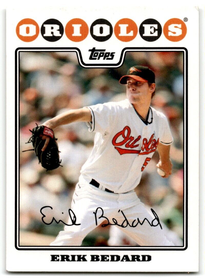 2008 Topps Baltimore Orioles Erik Bedard Baltimore Orioles #BAL14