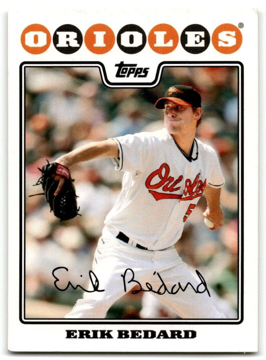 2008 Topps Baltimore Orioles Erik Bedard Baltimore Orioles #BAL14