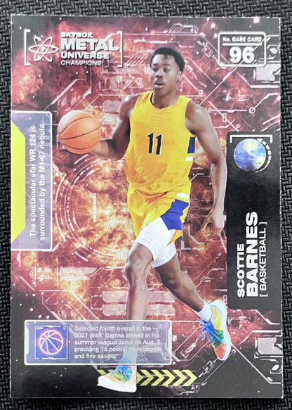 2021-22 Skybox Metal Universe Champion Scottie Barnes #96