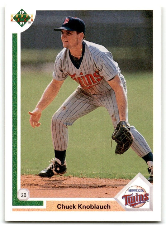 1991 Upper Deck Chuck Knoblauch Minnesota Twins #40