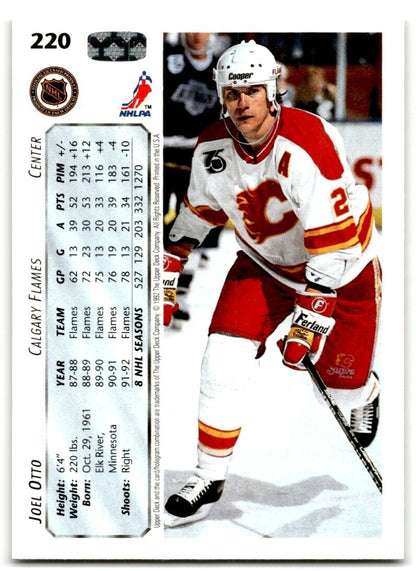 1992-93 Upper Deck Joel Otto Calgary Flames #220