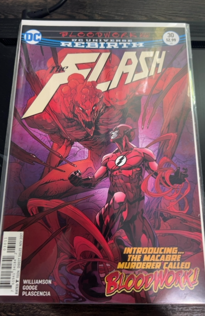 THE FLASH #30 First App 1st Appearance of Bloodwork DC Comics