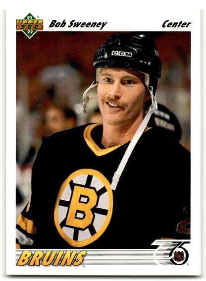 1991-92 Upper Deck Bob Sweeney Boston Bruins #391