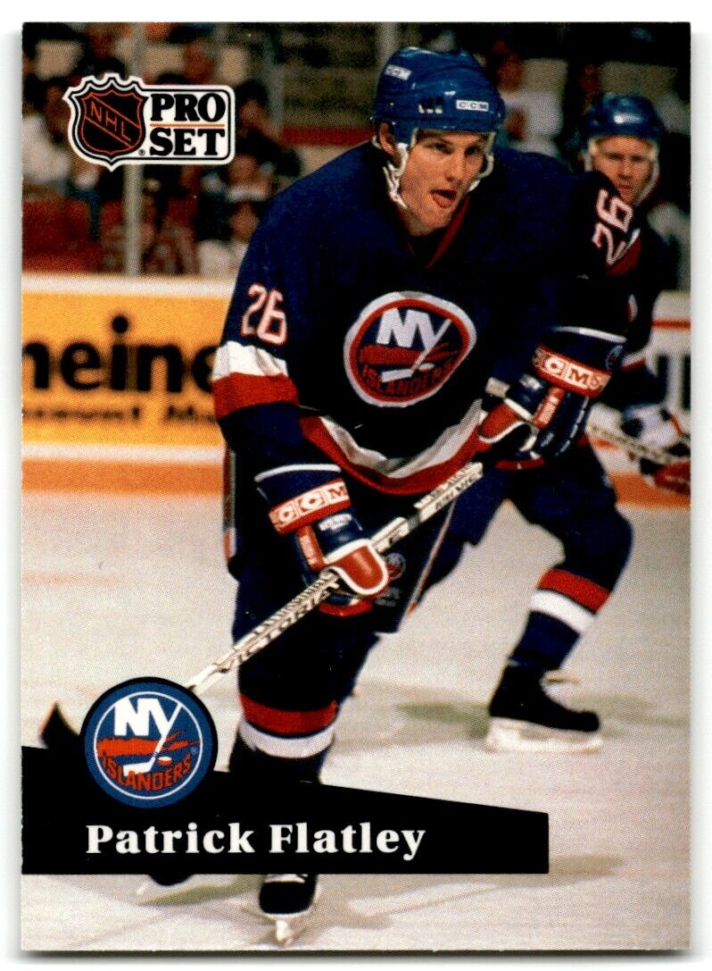 1991-92 Pro Set Patrick Flatley New York Islanders #152