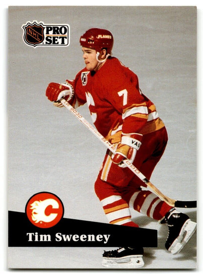 1991-92 Pro Set Tim Sweeney Calgary Flames #364