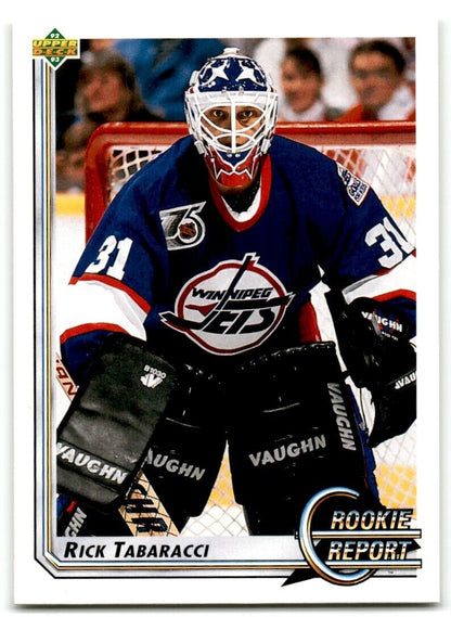 1992-93 Upper Deck Rick Tabaracci Rookie Winnipeg Jets #358