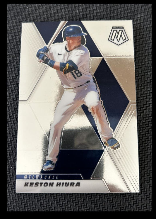 2021 Panini Mosaic Keston Hiura Milwaukee Brewers #43