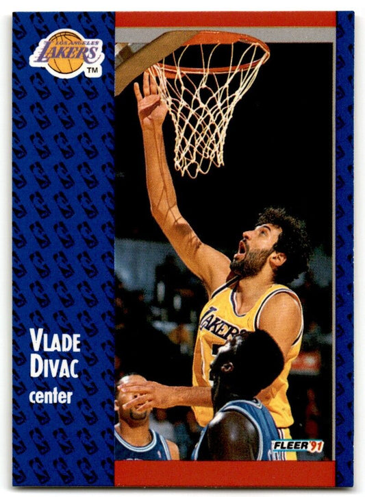 1991-92 Fleer Vlade Divac Los Angeles Lakers #97