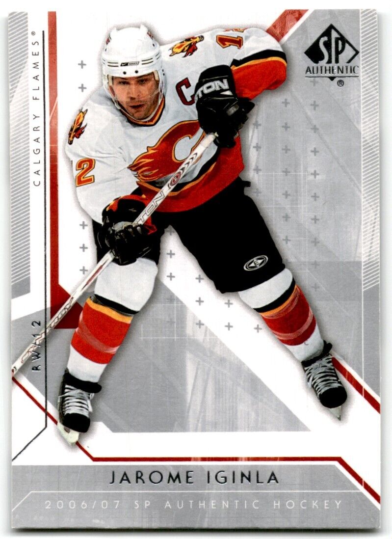 2006-07 SP Authentic Jarome Iginla Calgary Flames #87