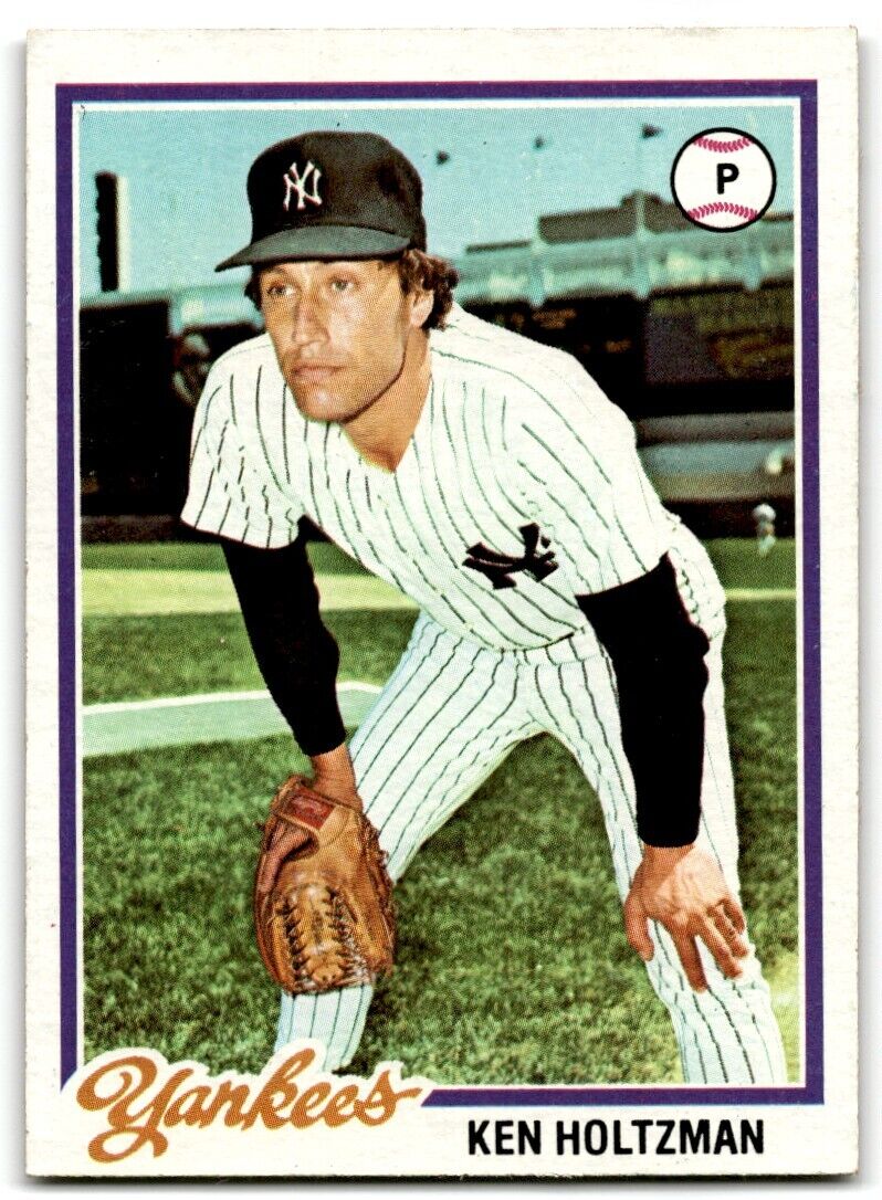 1978 Topps Ken Holtzman New York Yankees #387