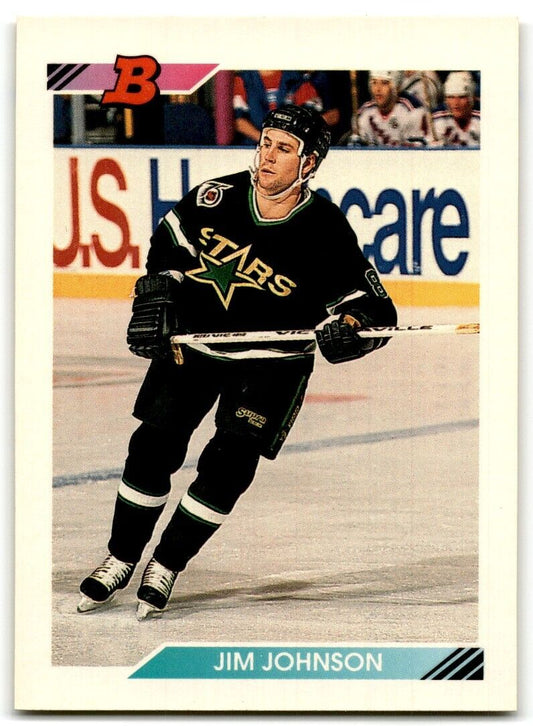 1992-93 Bowman Jim Johnson Minnesota North Stars #177