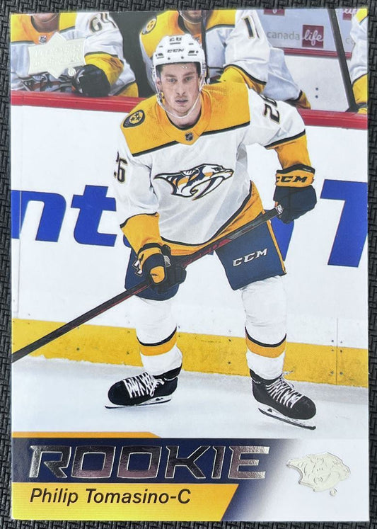 2021-22 Upper Deck NHL Star Rookie Philip Tomasino Rookie Nashville Predators