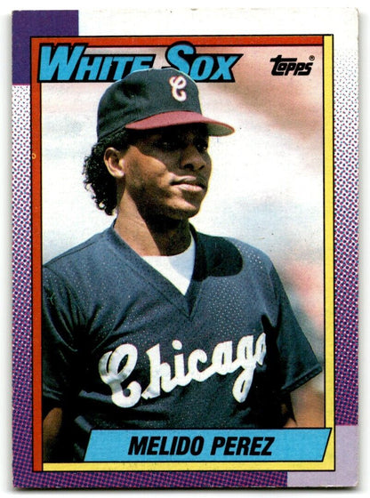 1990 Topps Melido Perez Chicago White Sox #621