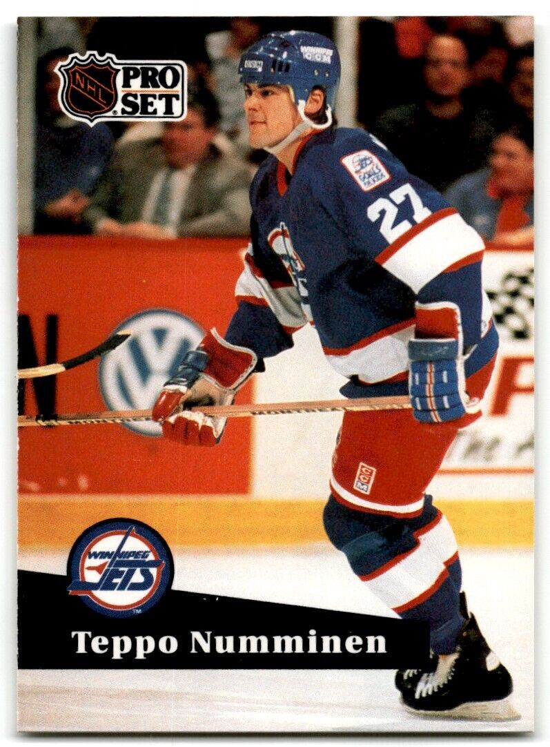 1991-92 Pro Set Teppo Numminen Winnipeg Jets #261