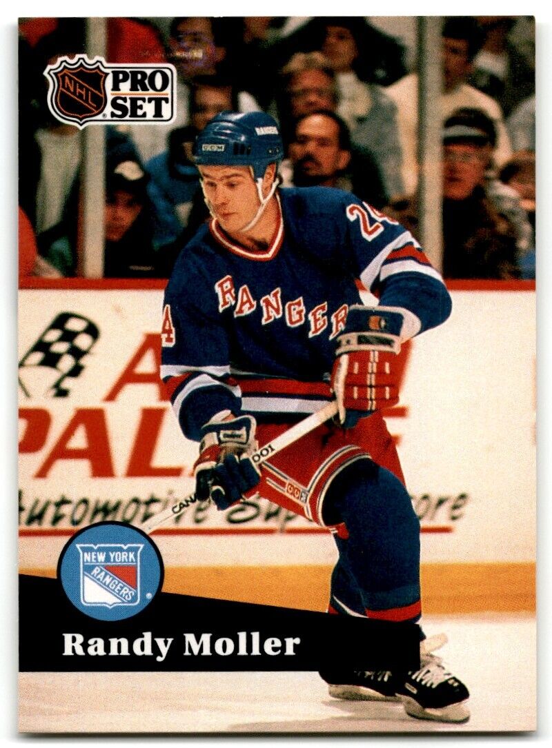 1991-92 Pro Set Randy Moller New York Rangers #163