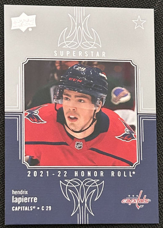 2021-22 Upper Deck Honor Roll Hendrix Lapierre Washington Capitals #HR-63