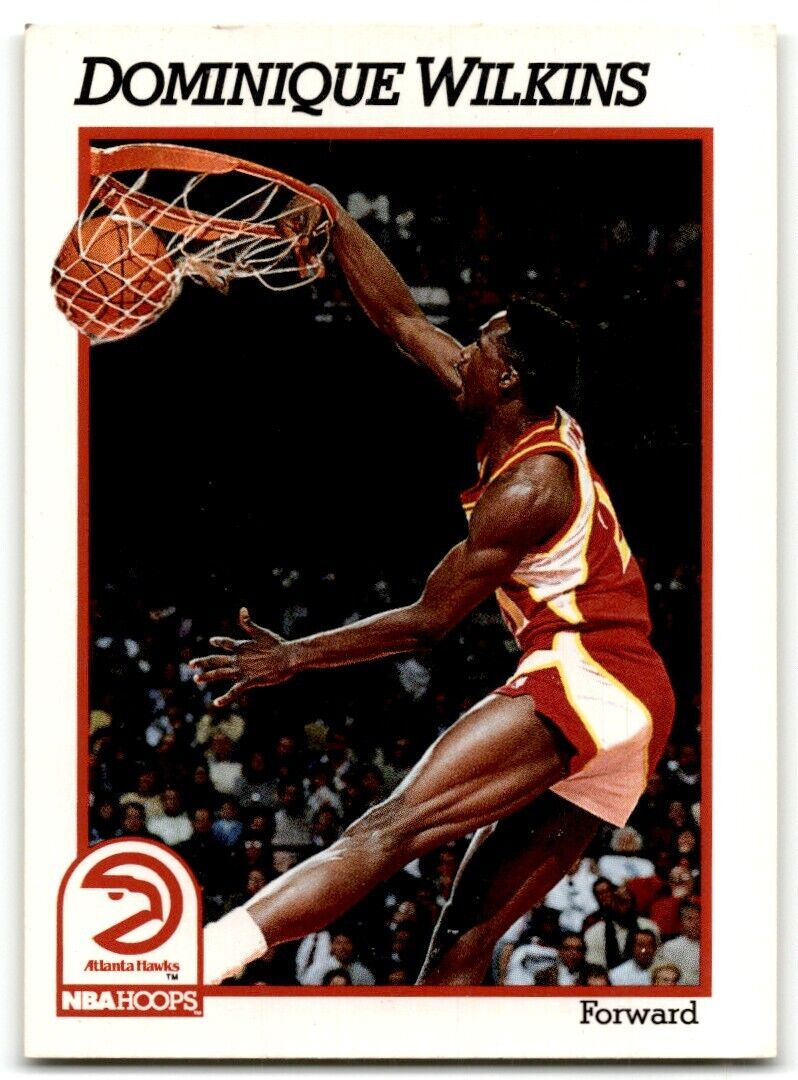 1991-92 Hoops Dominique Wilkins Atlanta Hawks #7