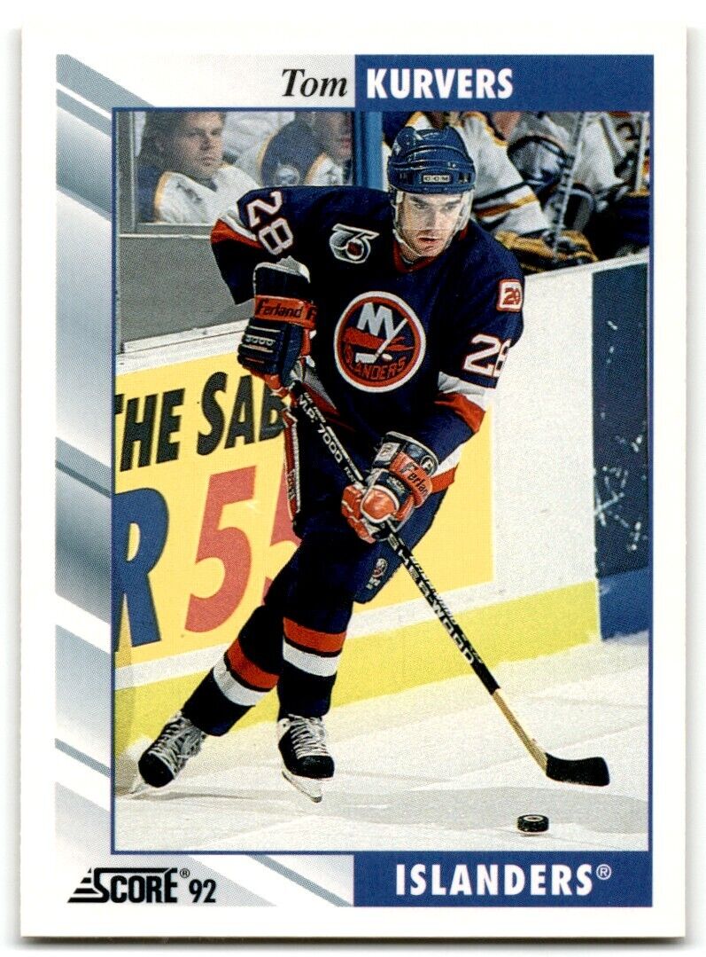 1992-93 Score Tom Kurvers New York Islanders #232