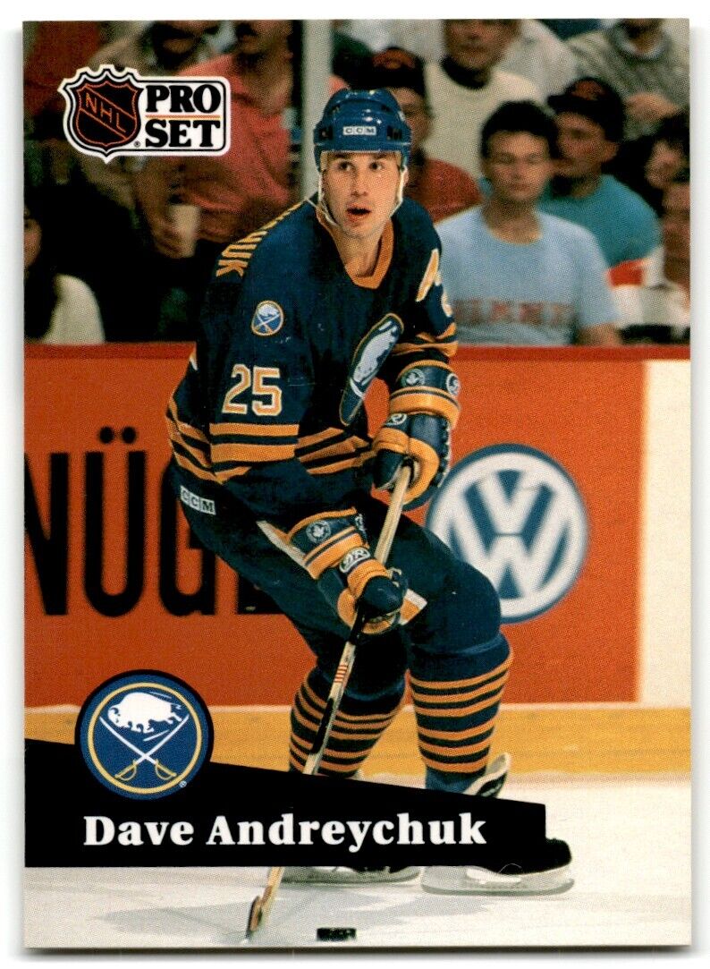 1991-92 Pro Set French Dave Andreychuk Buffalo Sabres #23