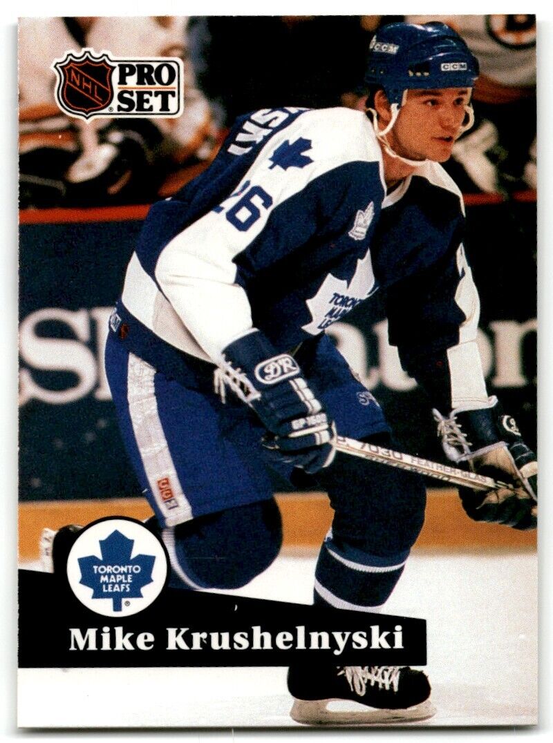 1991-92 Pro Set Mike Krushelnyski Toronto Maple Leafs #233