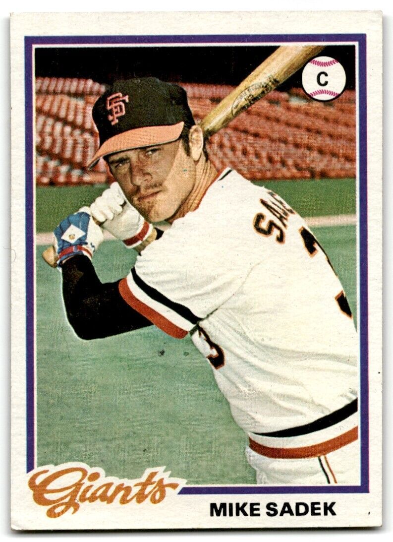 1978 Topps Mike Sadek San Francisco Giants #8