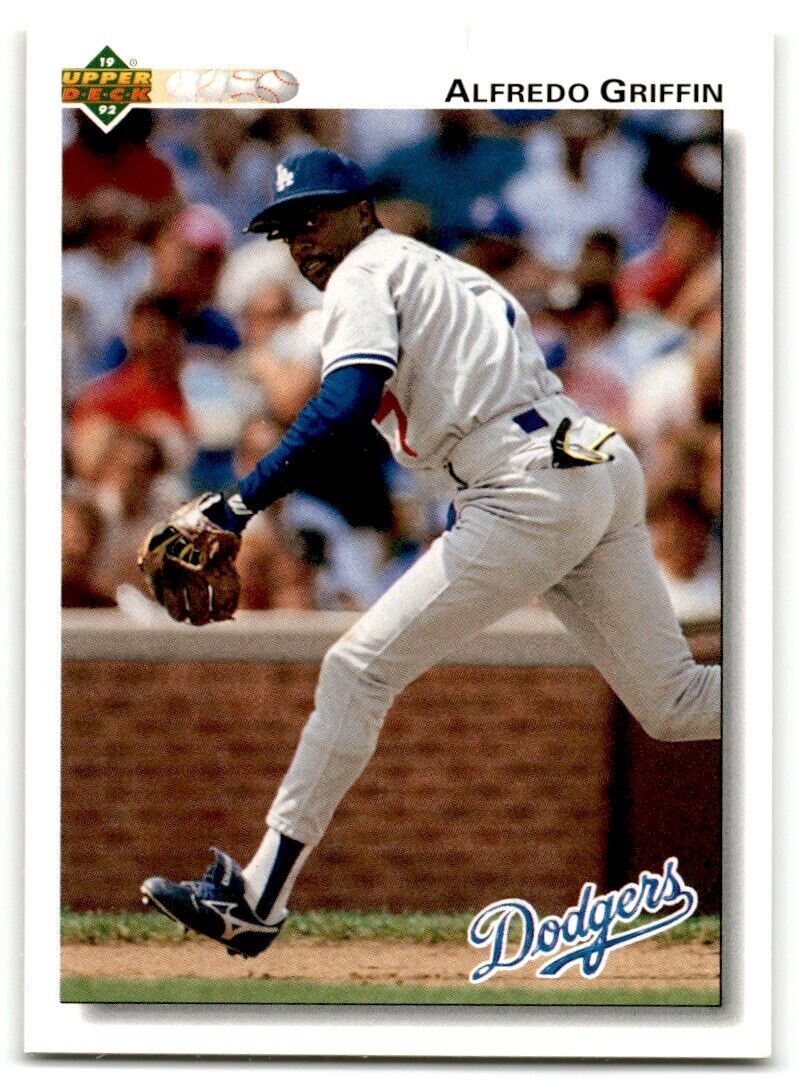 1992 Upper Deck Alfredo Griffin Los Angeles Dodgers #282