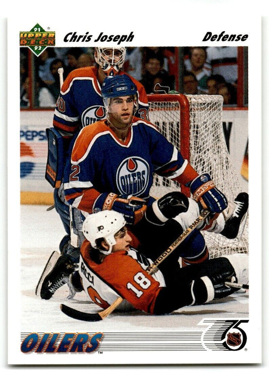 1991-92 Upper Deck Chris Joseph Edmonton Oilers #436