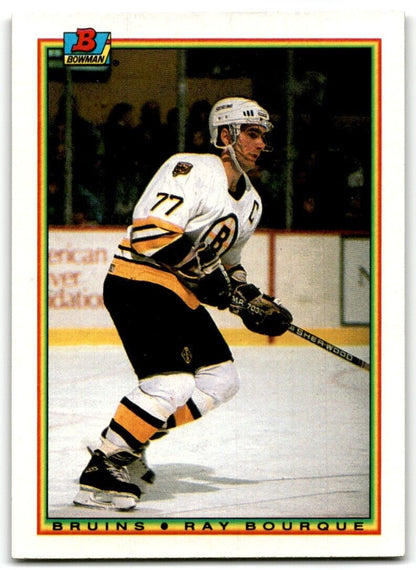 1990-91 Bowman Ray Bourque Boston Bruins #31