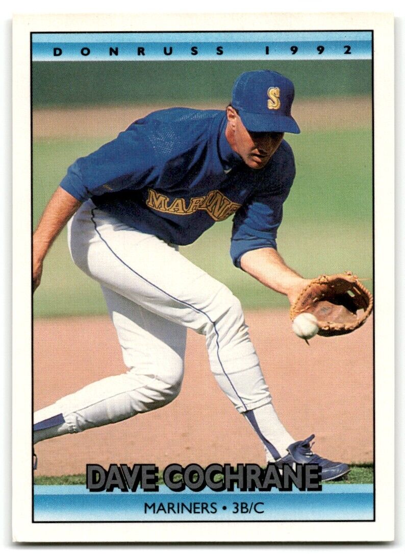 1992 Donruss Dave Cochrane Seattle Mariners #539