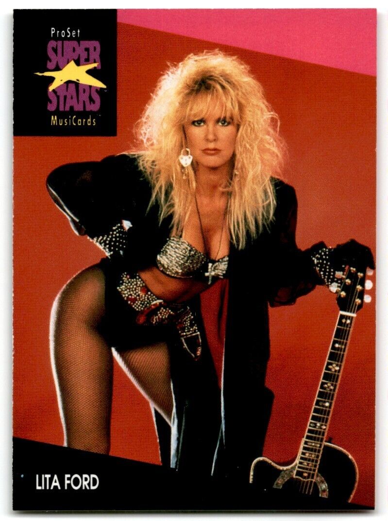 1991-92 ProSet Super Stars MusiCard Lita Ford #178