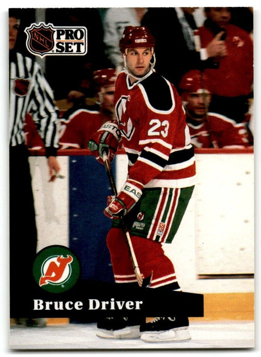 1991-92 Pro Set Bruce Driver New Jersey Devils #140