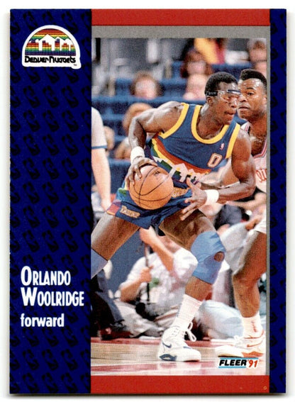 1991-92 Fleer Orlando Woolridge Denver Nuggets #56