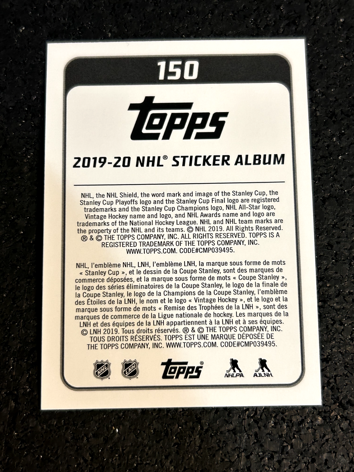 2019-20 Topps NHL Stickers #150 Pierre-Luc Dubois - Columbus Blue Jackets