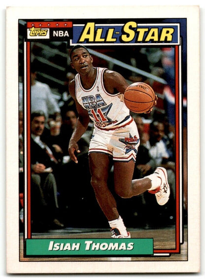 1992-93 Topps All-Star Isiah Thomas Detroit Pistons #118