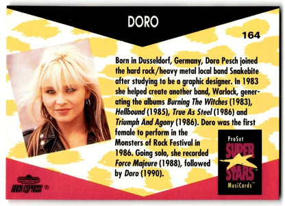 1991-92 ProSet Super Stars MusiCard Doro #164