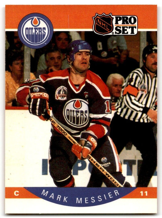 1990-91 Pro Set Mark Messier Edmonton Oilers #91