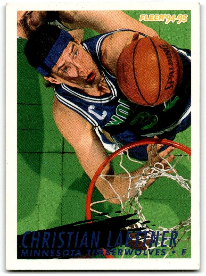 1994-95 Fleer Christian Laettner Minnesota Timberwolves #133