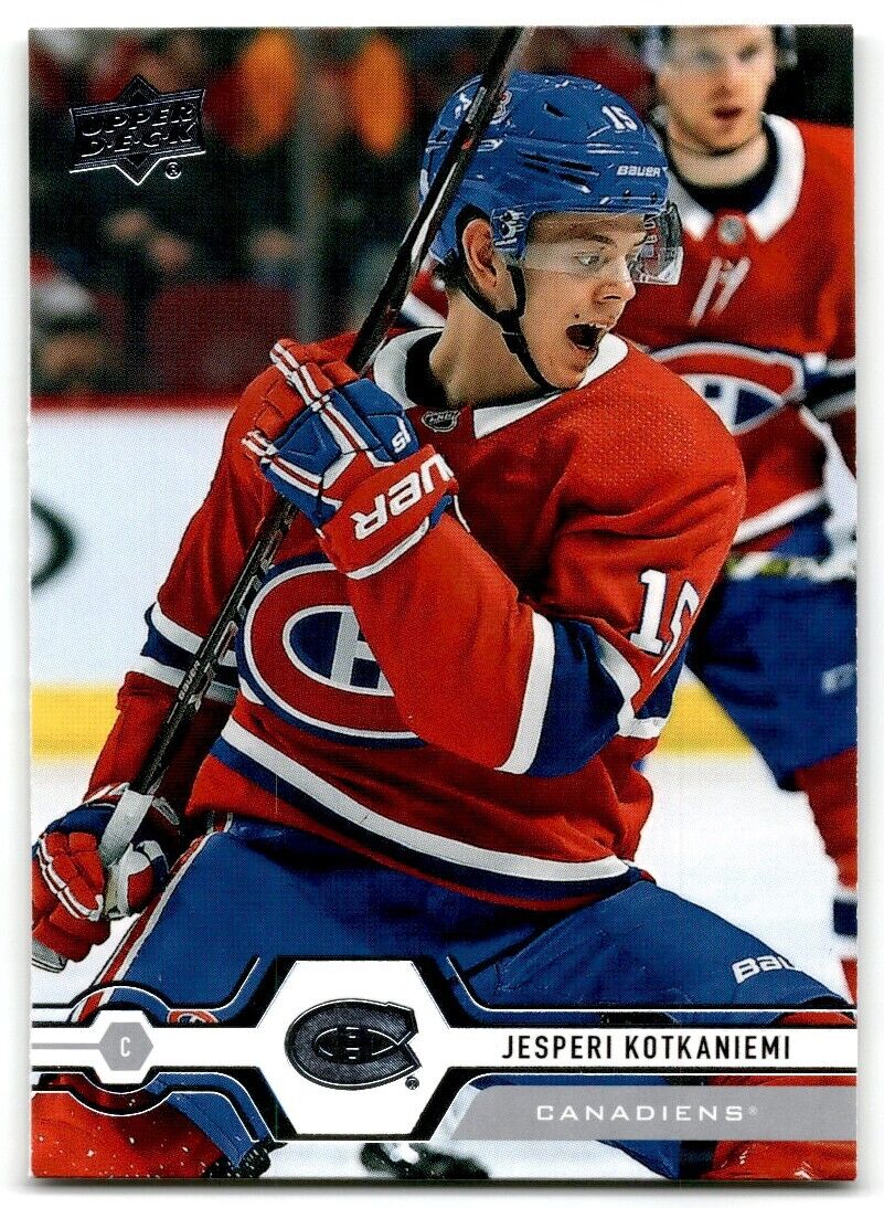 2019-20 Upper Deck Jesperi Kotkaniemi Montreal Canadiens #48