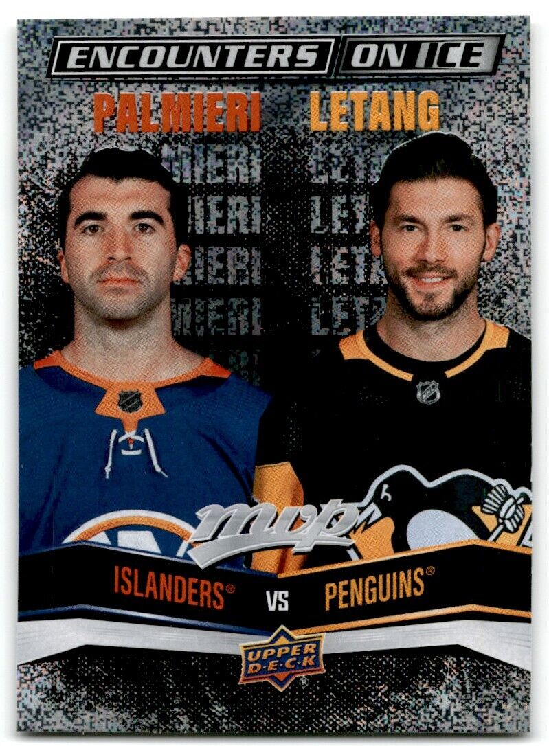 2022-23 Upper Deck MVP Encounters on Ice Kyle Palmieri/Kris Letang New York