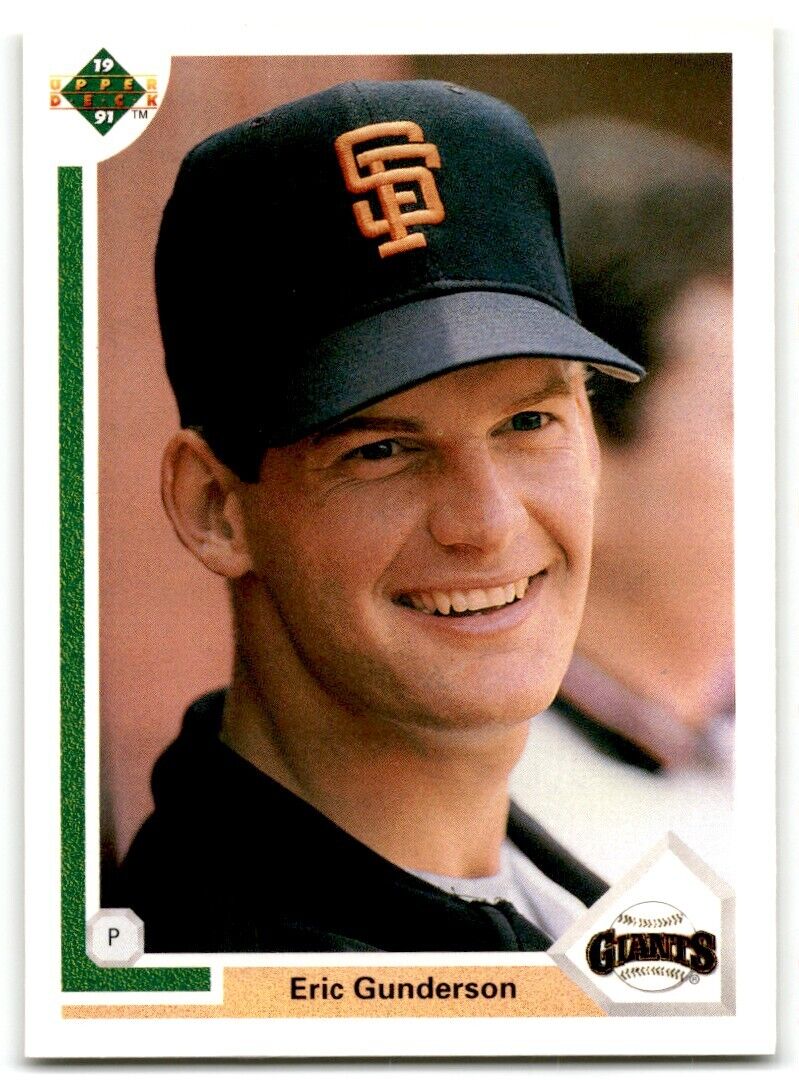 1991 Upper Deck Eric Gunderson San Francisco Giants #315