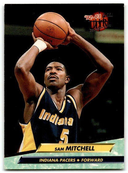 1992-93 Ultra Sam Mitchell Indiana Pacers #275