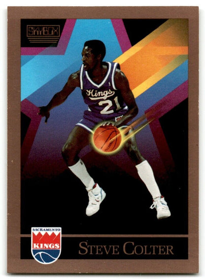 1990-91 SkyBox Steve Colter Sacramento Kings #408