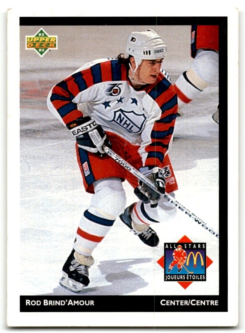 1992-93 Upper Deck McDonald's All-Stars Rod Brind'Amour Philadelphia Flyers