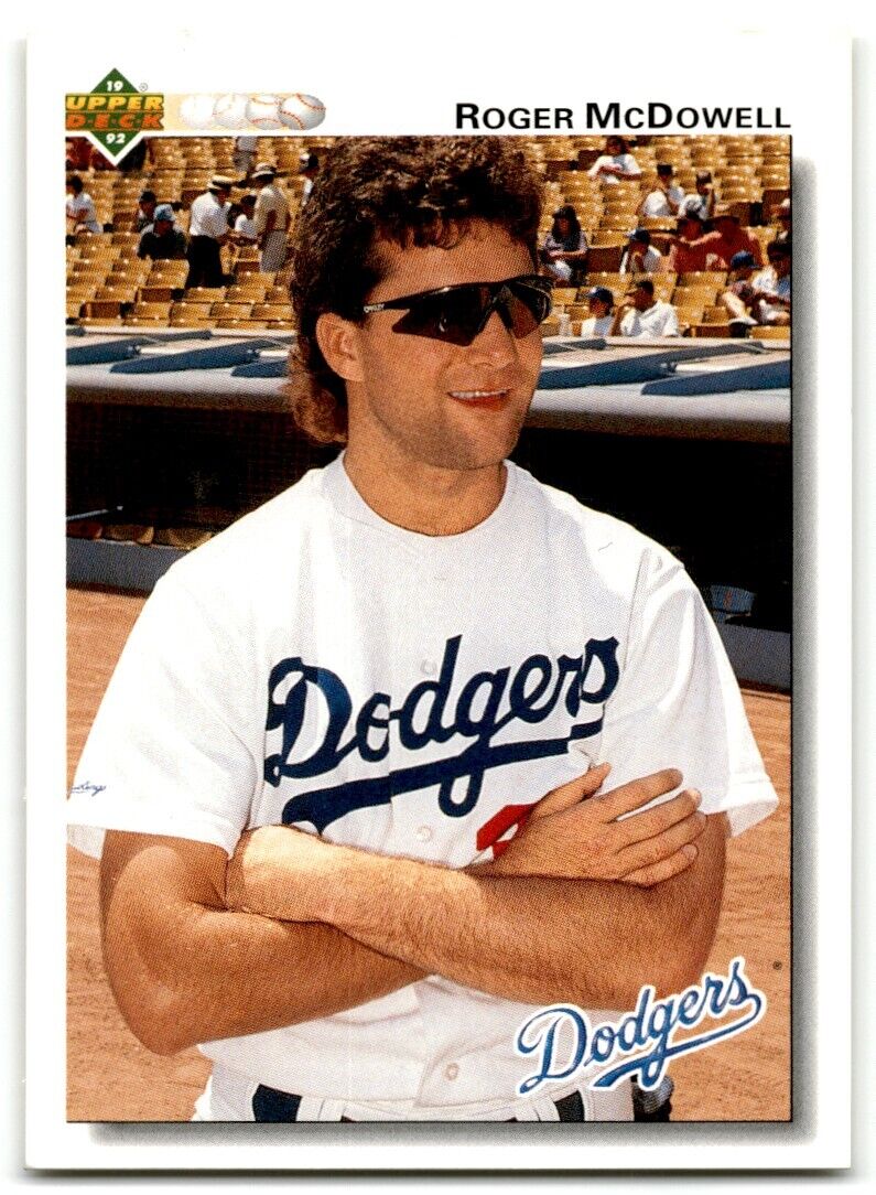 1992 Upper Deck Roger McDowell Los Angeles Dodgers #484