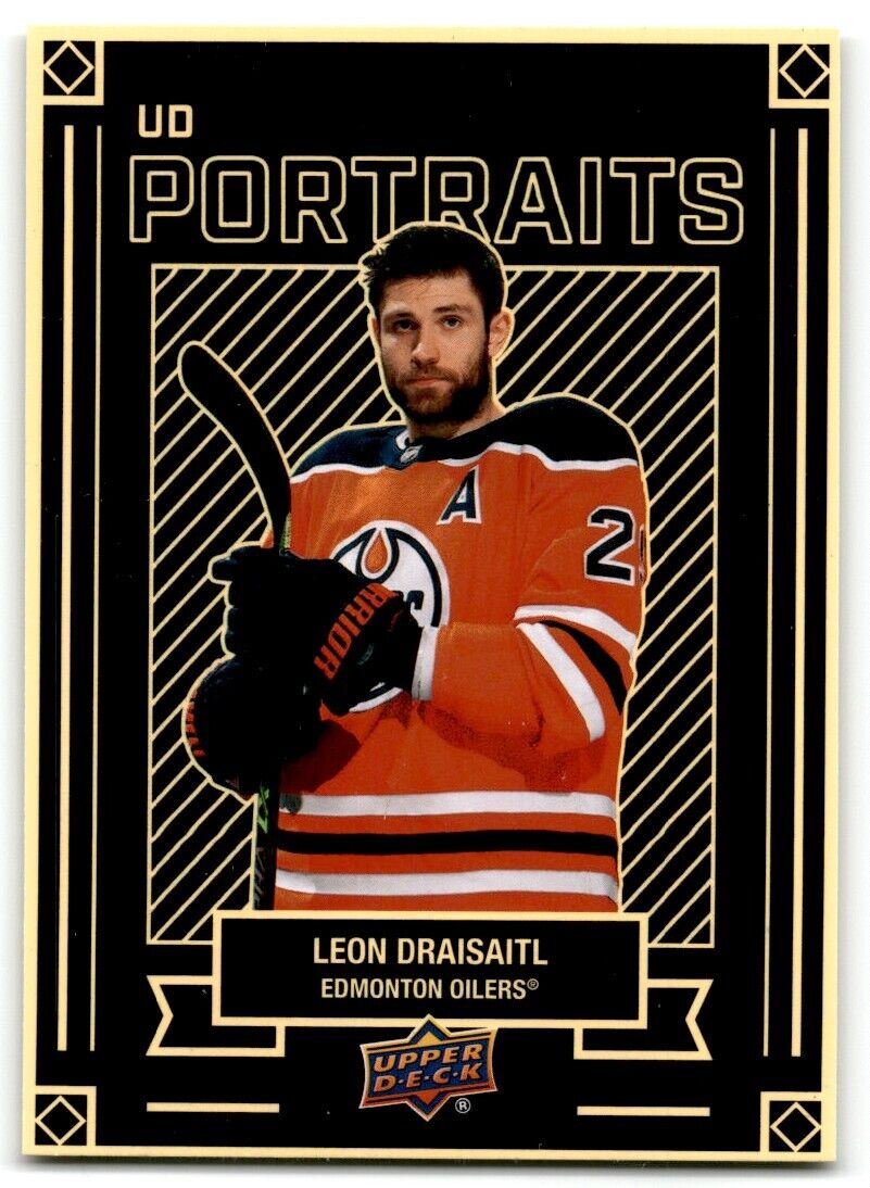 2022-23 Upper Deck UD Portraits Leon Draisaitl Edmonton Oilers #P-19