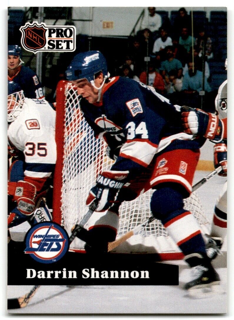 1991-92 Pro Set Darrin Shannon Winnipeg Jets #515